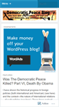 Mobile Screenshot of democraticpeace.wordpress.com