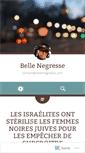 Mobile Screenshot of bellenegresse.wordpress.com