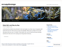 Tablet Screenshot of occupydurango.wordpress.com