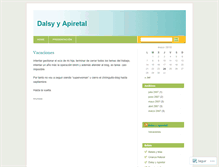 Tablet Screenshot of dalsyapiretal.wordpress.com