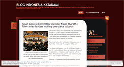 Desktop Screenshot of blogindonesiakatakami.wordpress.com