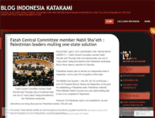 Tablet Screenshot of blogindonesiakatakami.wordpress.com
