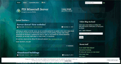 Desktop Screenshot of pisminecraft.wordpress.com