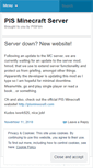 Mobile Screenshot of pisminecraft.wordpress.com