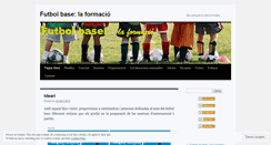 Desktop Screenshot of futbolformacio.wordpress.com