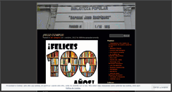Desktop Screenshot of bibliotecacoroneljoserodriguez.wordpress.com