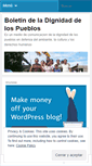 Mobile Screenshot of dignidaddelospueblos.wordpress.com