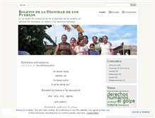 Tablet Screenshot of dignidaddelospueblos.wordpress.com