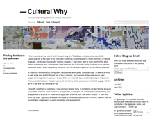 Tablet Screenshot of culturalwhy.wordpress.com