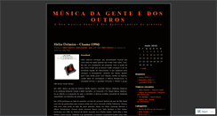 Desktop Screenshot of dagentedosoutros.wordpress.com