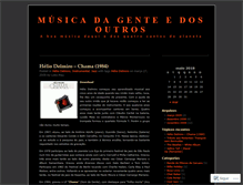 Tablet Screenshot of dagentedosoutros.wordpress.com