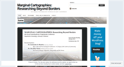 Desktop Screenshot of marginalcartographies.wordpress.com