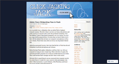 Desktop Screenshot of clickjackingjack.wordpress.com