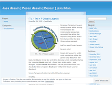 Tablet Screenshot of jasadesainiklan.wordpress.com