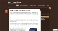 Desktop Screenshot of dailypersberichten.wordpress.com