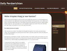 Tablet Screenshot of dailypersberichten.wordpress.com