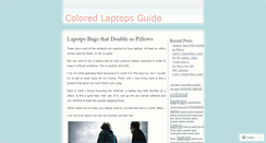 Desktop Screenshot of coloredlaptopsguide.wordpress.com