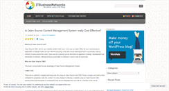 Desktop Screenshot of itbusinessnetworks.wordpress.com
