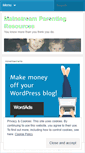 Mobile Screenshot of mainstreamparenting.wordpress.com