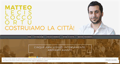 Desktop Screenshot of matteoleciscoccoortu.wordpress.com