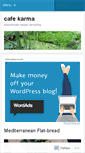 Mobile Screenshot of cafekarma.wordpress.com