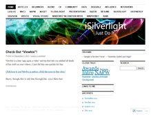 Tablet Screenshot of isilverlight.wordpress.com