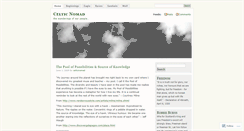 Desktop Screenshot of celticnomad.wordpress.com
