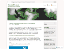 Tablet Screenshot of celticnomad.wordpress.com