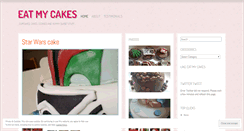 Desktop Screenshot of eatmycakes.wordpress.com