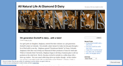 Desktop Screenshot of diamondddairy.wordpress.com