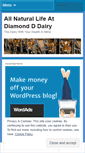 Mobile Screenshot of diamondddairy.wordpress.com