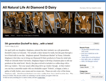 Tablet Screenshot of diamondddairy.wordpress.com