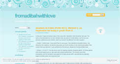 Desktop Screenshot of fromadibahwithlove.wordpress.com