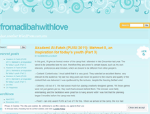 Tablet Screenshot of fromadibahwithlove.wordpress.com