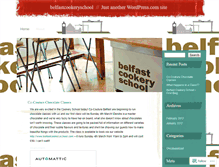 Tablet Screenshot of belfastcookeryschool.wordpress.com