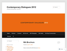 Tablet Screenshot of contemporarydialogues.wordpress.com