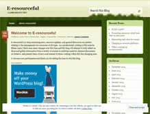 Tablet Screenshot of eresourceful.wordpress.com