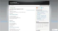 Desktop Screenshot of chscheinhardt.wordpress.com