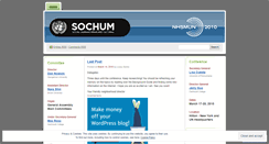 Desktop Screenshot of nhsmun2010sochum.wordpress.com