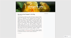 Desktop Screenshot of changesinlife.wordpress.com