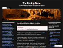 Tablet Screenshot of codingbone.wordpress.com