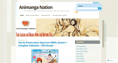 Desktop Screenshot of animanganation.wordpress.com