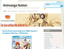 Tablet Screenshot of animanganation.wordpress.com