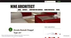 Desktop Screenshot of ninearchitect.wordpress.com