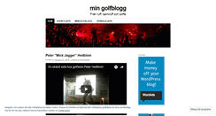 Desktop Screenshot of mingolfblogg.wordpress.com
