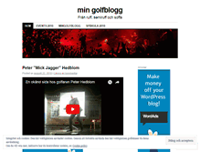 Tablet Screenshot of mingolfblogg.wordpress.com