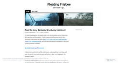 Desktop Screenshot of floatingfrisbee.wordpress.com