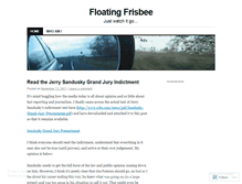 Tablet Screenshot of floatingfrisbee.wordpress.com