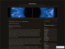 Tablet Screenshot of aikisolutions.wordpress.com