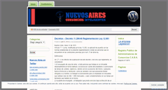 Desktop Screenshot of nuevosairesba.wordpress.com